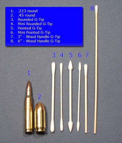 G-Tip Gun Cleaning Swabs G-Tip Gun Cleaning Swabs 3\" Wood - Pack of 500