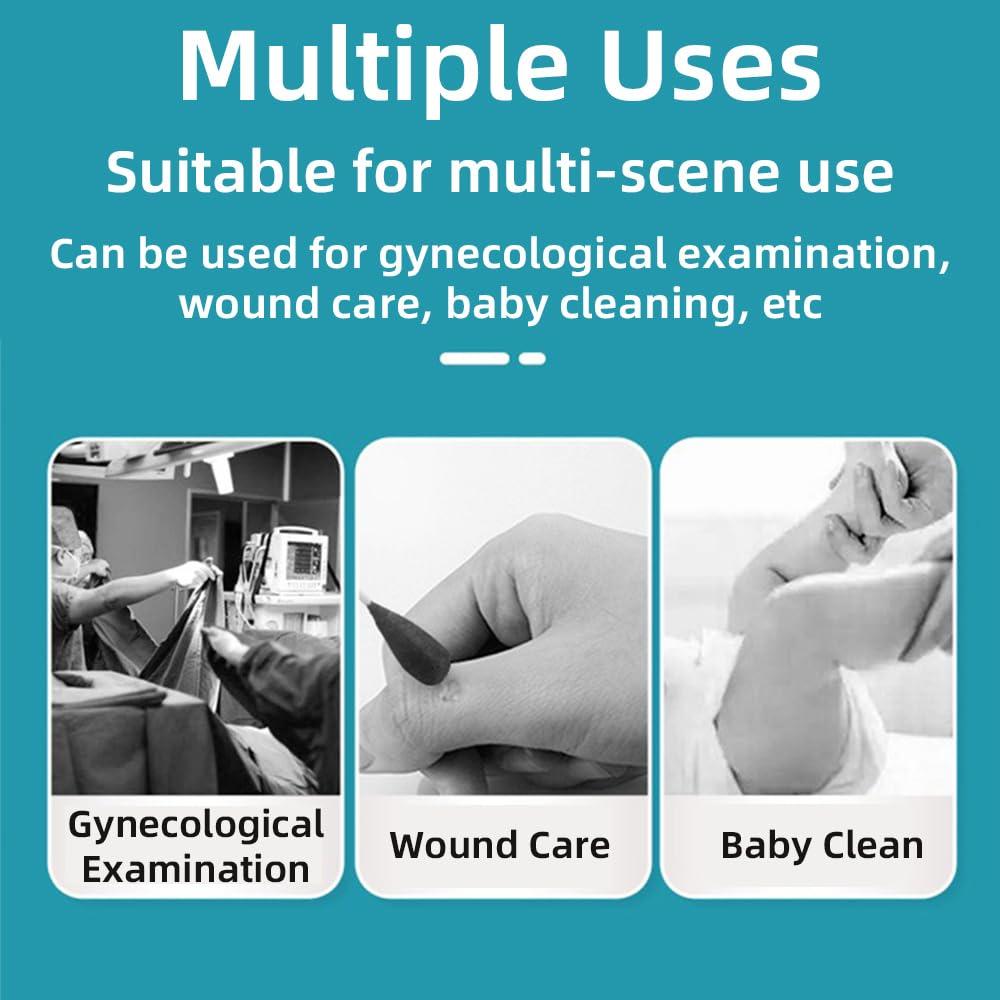 Bolesen Jumbo Cotton Swabs 20cm, White Large Cotton Tips for Gynecology - 20 Sticks/10Bag (2 Sticks/Bag) - Individually Wrapped