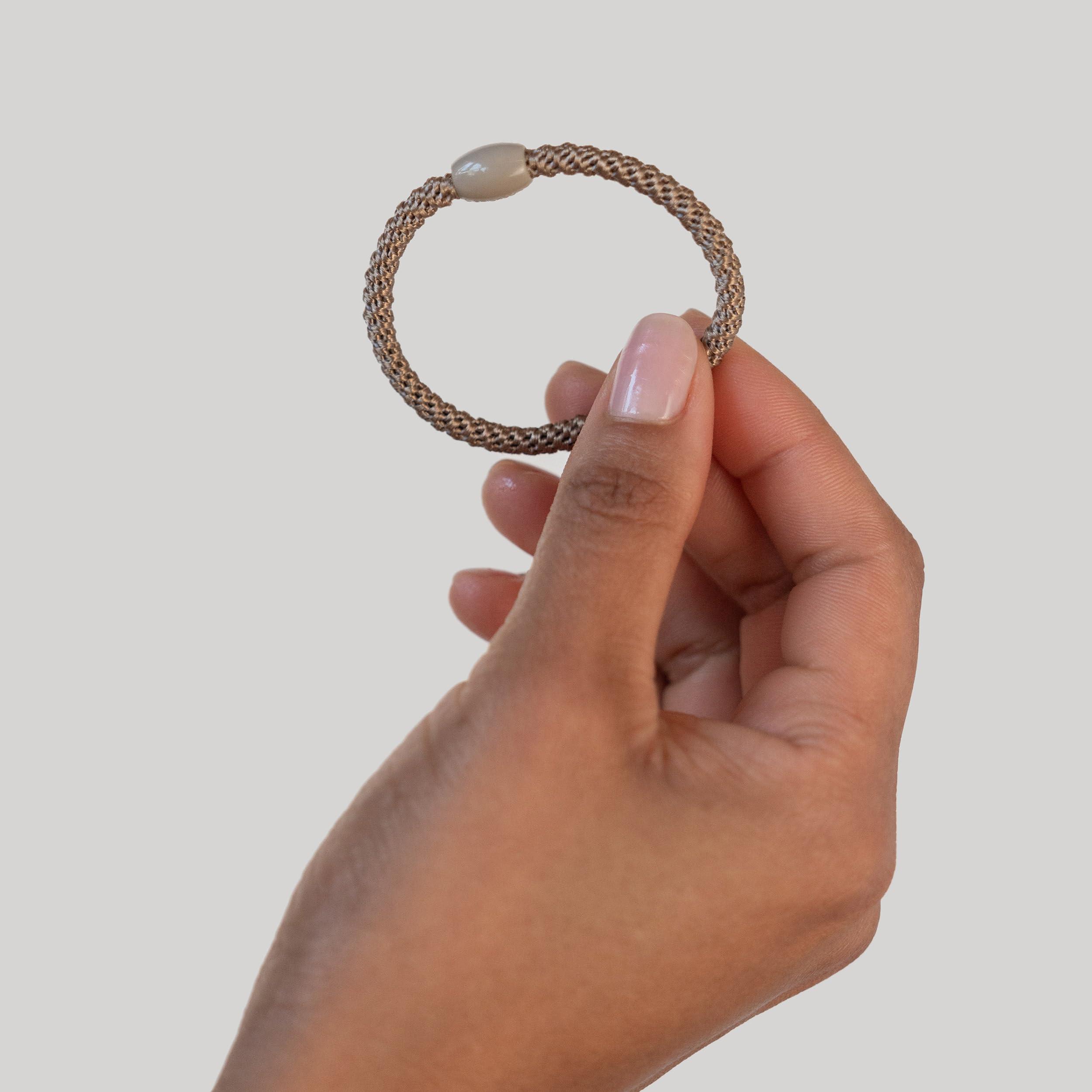 L. Erickson L. Erickson Grab & Go Ponytail Holders Set of 12 - Camelback