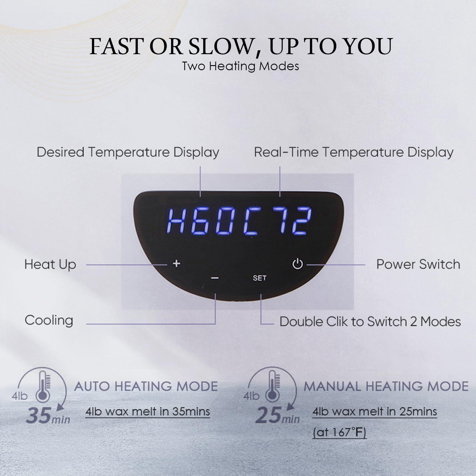 KmaxShip KmaxShip Paraffin Wax Machine for Hand and Feet Treatment - 5000ml Large Capacity Paraffin Wax Warmer with 3.85 lbs Refills, Moisturizing Kit Paraffin Hand Wax Machine - 213pcs Set