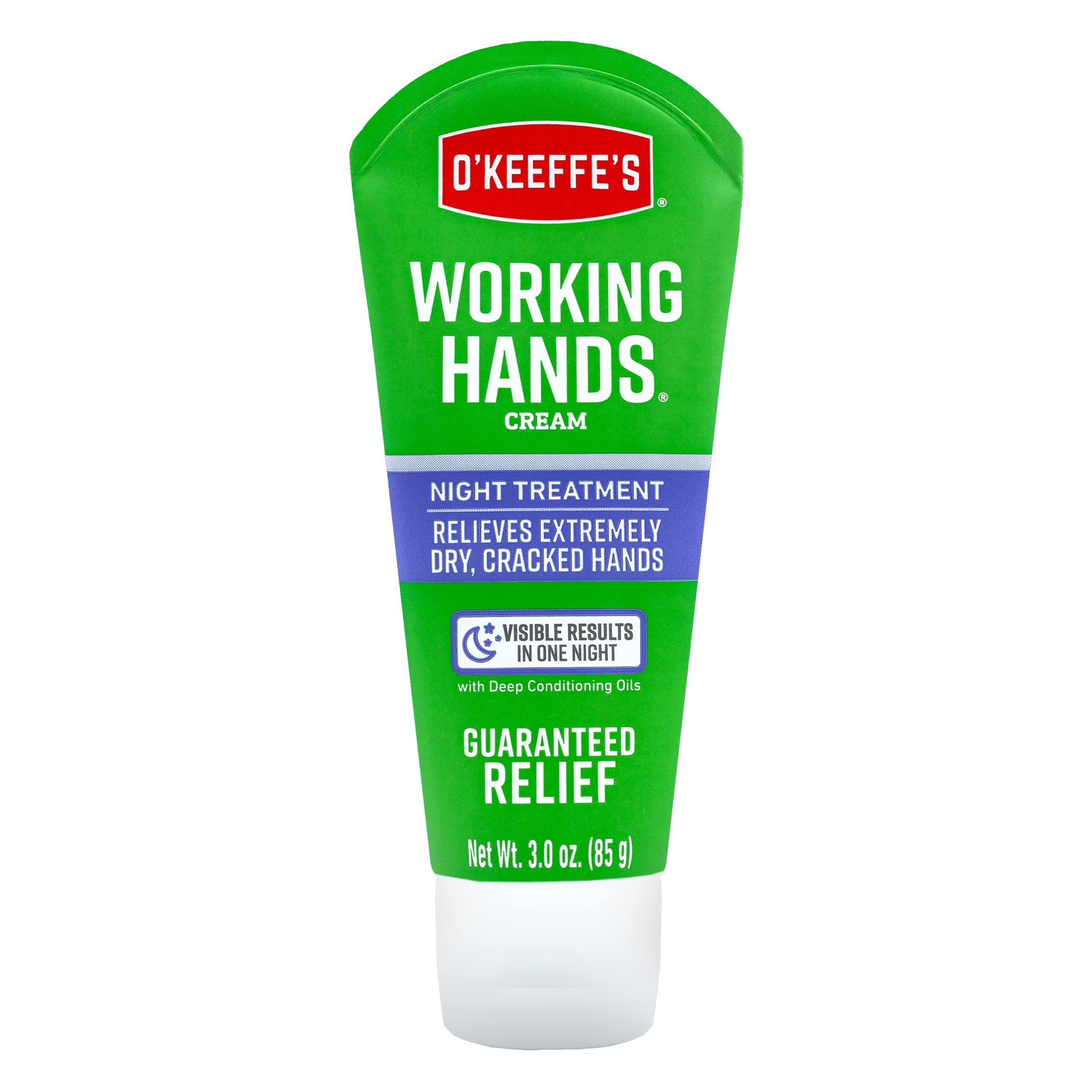 O'Keeffe's O'Keeffe's Working Hands Night Treatment Hand Cream, 3 oz Tube, (Pack of 1)