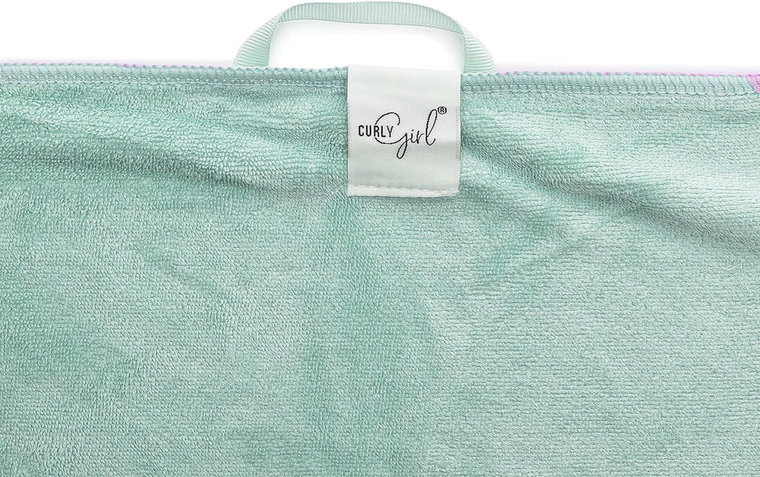 Curly Girl Curly Girl Microfiber Hair Towel - Anti-Frizz, Absorbent, Fast Drying - for Curly Hair - Microfiber Hair Towel for Curly Hair