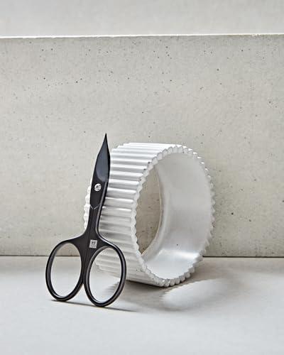ZWILLING ZWILLING Beauty TWINOX Nail Scissors and Cuticle Scissors, 2-in-1 Scissors for Precise Cutting, Durable Stainless Steel Manicure Scissors, Matte Black, Premium Nail Care, 90 mm