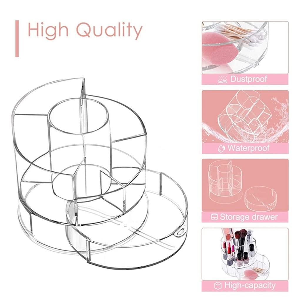 GaRcan GaRcan Clear Makeup Organizer, Cosmetic Storage Unit with Drawers, Transparent Makeup Storage/Jewelry Display Box