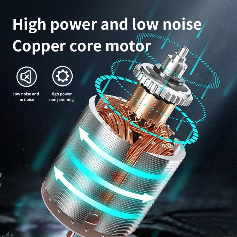 binguo ex binguo ex Professional Hair Clipper with Ceramic Cutter Head, Removable Battery, and Metallic Paint - Ideal for Hair Salons and Home Use