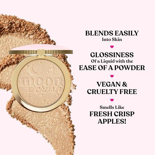 Too Faced Too Faced Moon Crush Highlighter | Blendable, Weightless, Shimmer + Luminous Glow Finish, 0.25 Ounce, Shooting Star