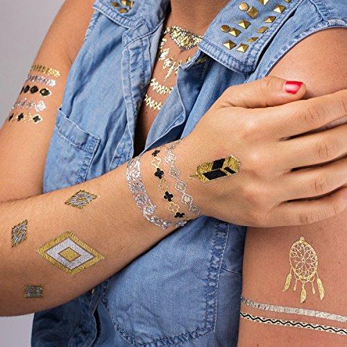 METALLIC FLASH TATOO Metallic Flash Tattoos Hot New Trend 001