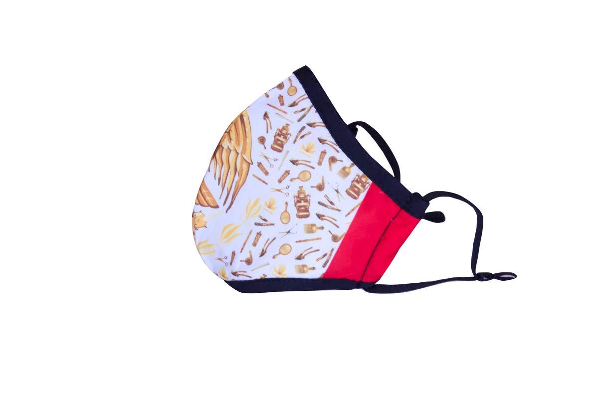 King Midas Empire Mexico Barber Face Mask - Hair Stylist Face Mask - Reuseable Filter Face Mask for Barber