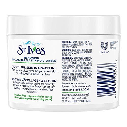St. Ives St. Ives Facial Moisturizer, Collagen Elastin, 10 oz (Pack of 11)