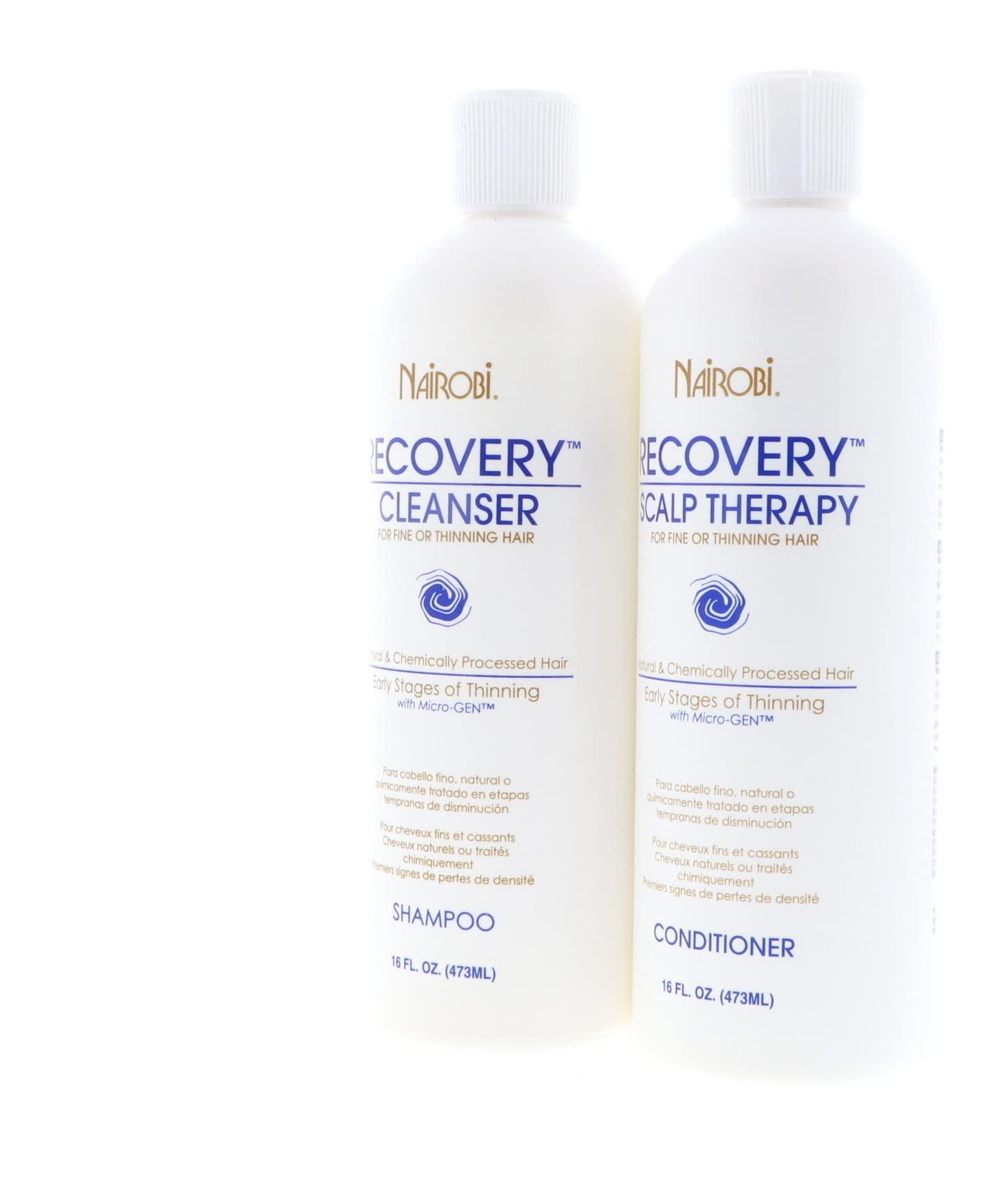 Nairobi Nairobi Recovery Cleanser Shampoo + Scalp Therapy Conditioner "SET" 16oz.Each
