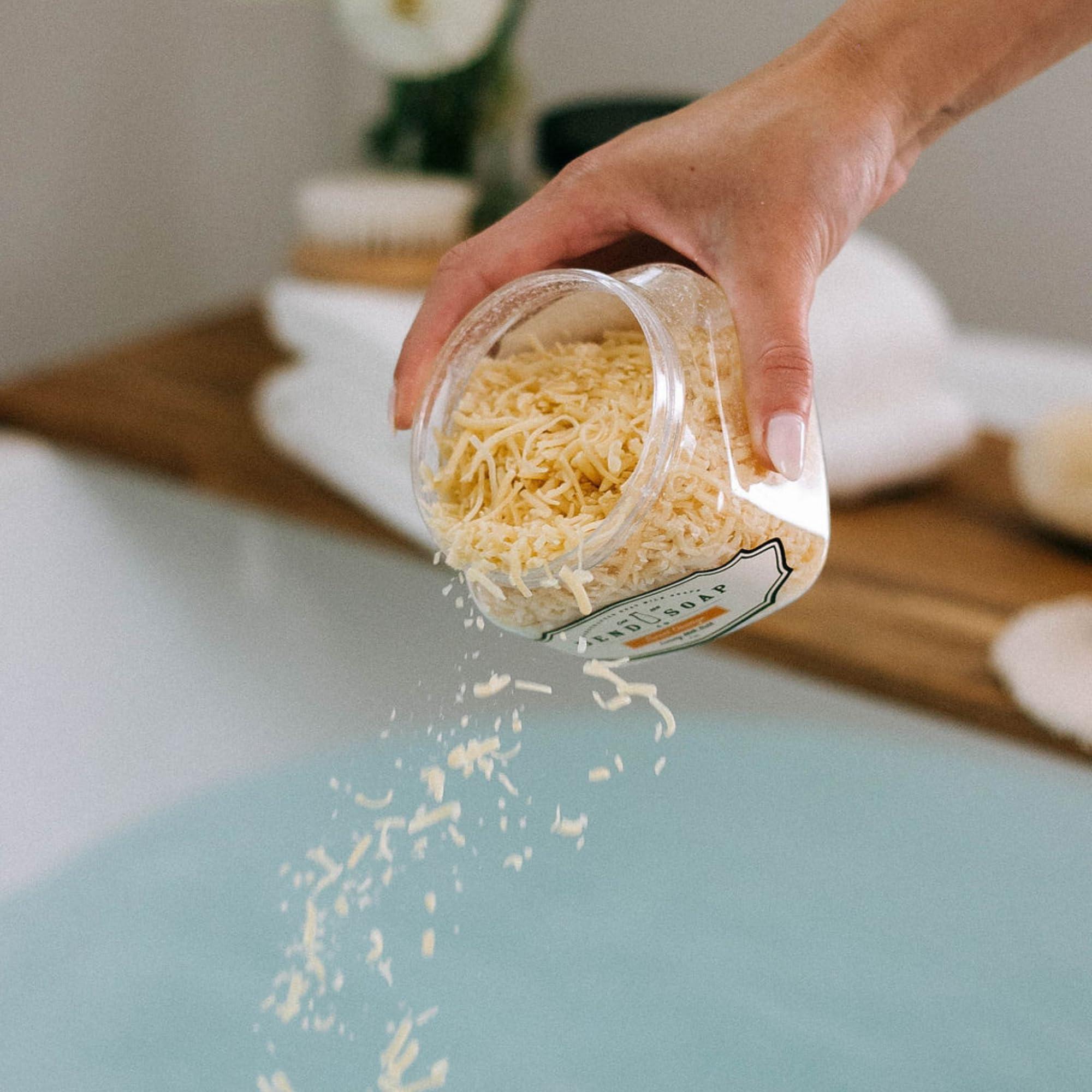 Bend Soap Company Mt. Bachelor Pine Milk Bath, 100% Natural Bubble Bath, Gentle Cleanser, Hydrates Moisturize and Softens The Skin, Handcrafted Goat Milk Soap, Essential Oil, 2 lbs