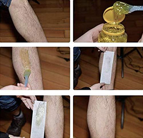 Tori + Mika Hot Gentle Azulene Wax 14oz for Women and Men - Hair Removal on Face, Body, Leg, Lips, Nose, Mustache, Eyebrow, Ear Perfect for Brazilian and Bikini Wax Paper Waxing Strips Epilator Epilating