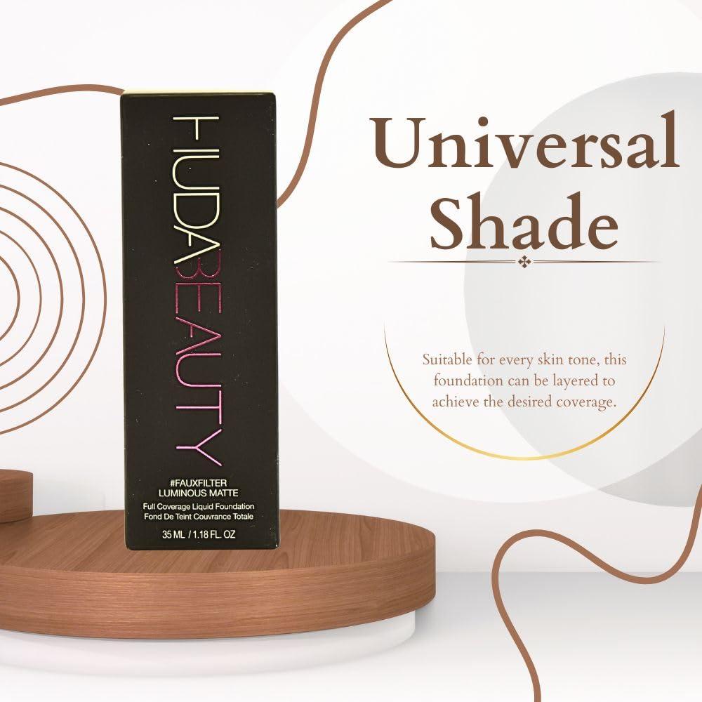 HUDABEAUTY HUDA BEAUTY #FauxFilter Luminous Matte Foundation 200B Shortbread