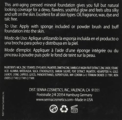 Senna Cosmetics Senna Cosmetics Mineral Mix Pressed Foundation, Light, 0.32 Ounce