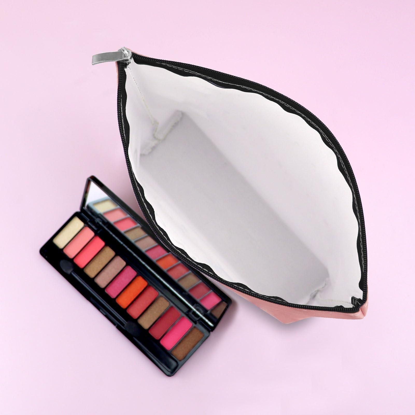 Mxrymvu 2Pcs Beach Gifts for Women Makeup Bag Beach Lover Gifts Funny Vacation Gift Cosmetic Bag Beach Themed Gift for Girl Bestie Birthday Christmas Graduation Gift for Beach Lover Travel Pouch (Blue,Pink)