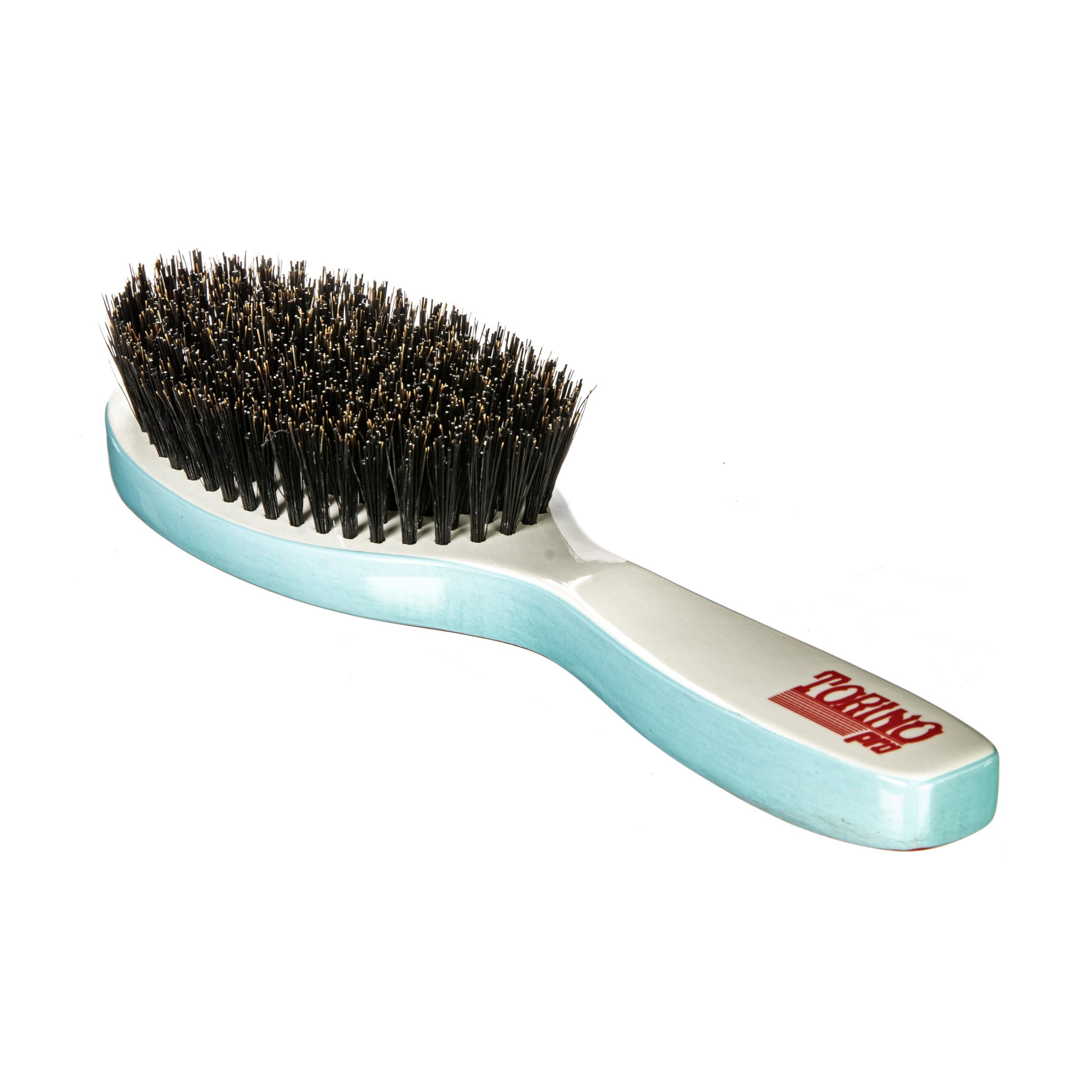 TORINO PRO WAVE BRUSHES BY BRUSH KING Torino Pro Wave Brush #221- Oval Long handle Hard bristles - Reinforced bristles - Great for wolfing to manage your 360 Waves
