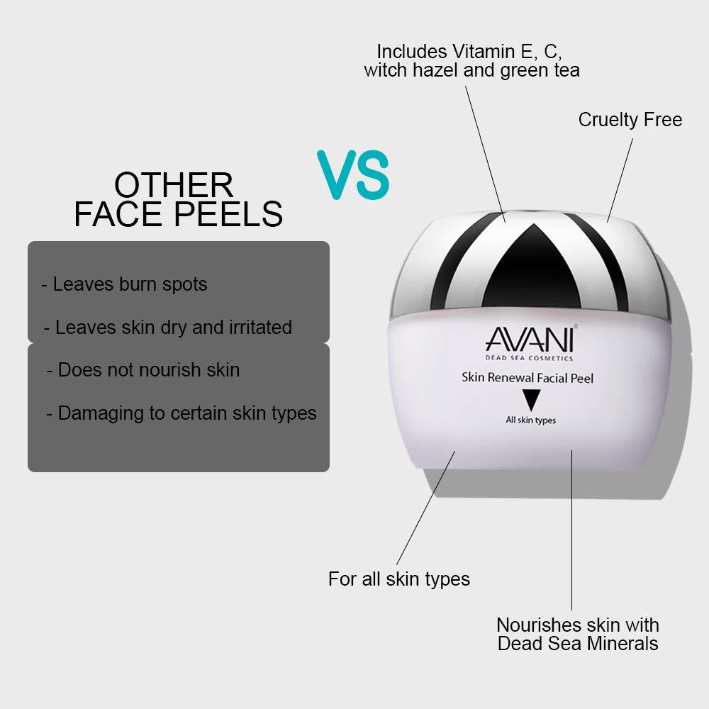 Avani AVANI Dead Sea Facial Peel and Mineral Body Scrub - Anti-Aging, Exfoliating for All Skin Types