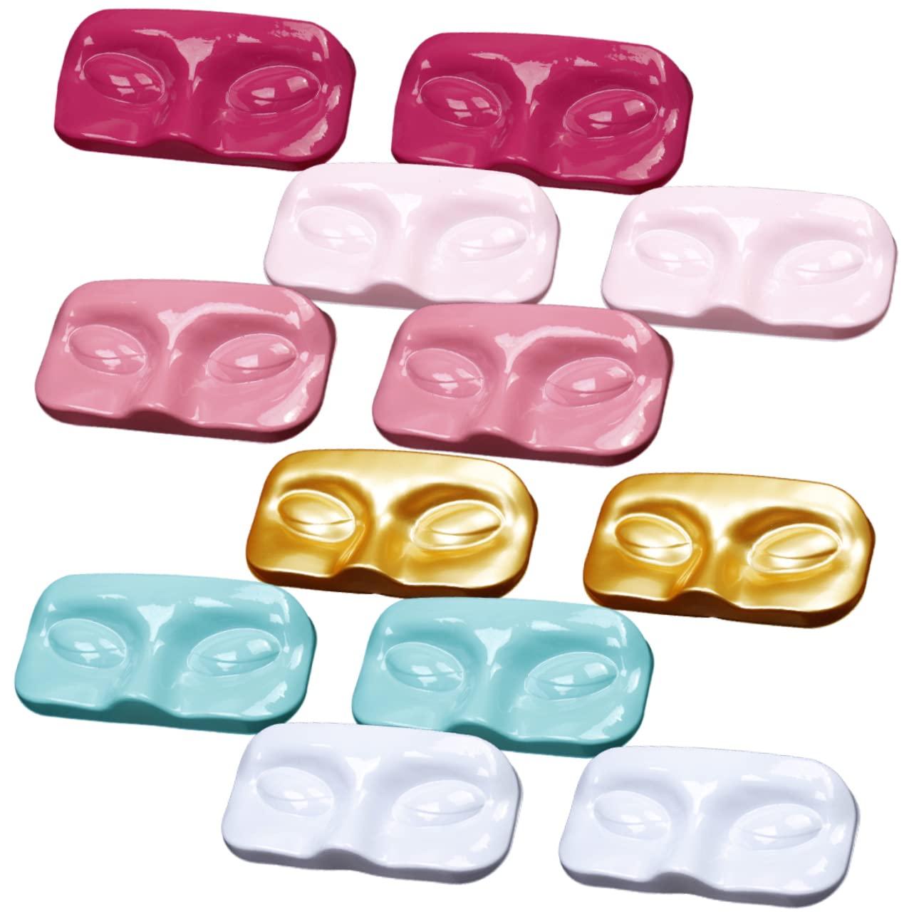 Beavorty Beavorty 5sets Eyelash Organizing Tray False Eyelash Case Compact Lash Holder for Carry 12pcs*5