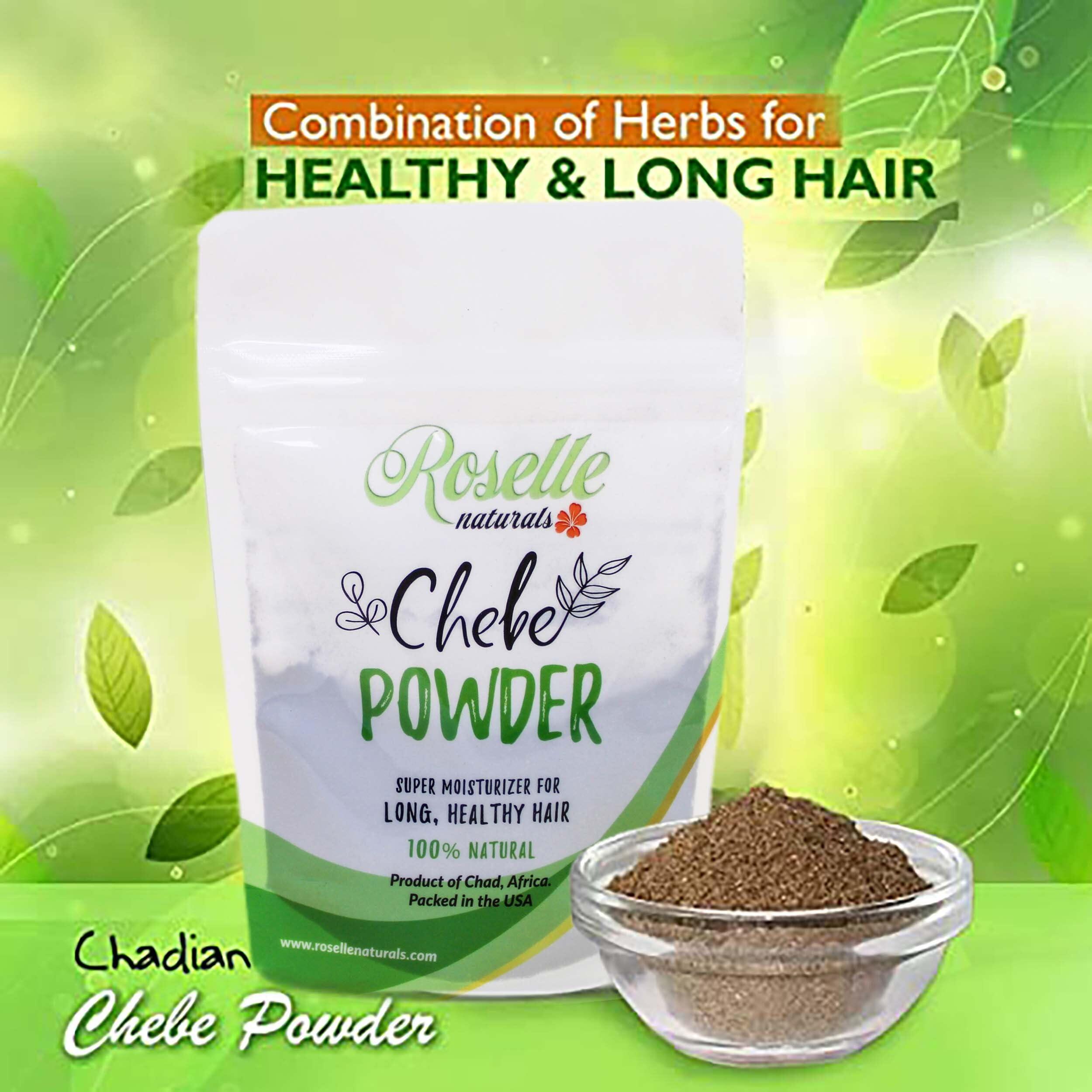 Roselle Naturals Roselle Naturals Chebe Powder Imported from Chad, Africa 60grams - Chebe Powder Organic Hair Mask, African Chebe Powder for Hair Growth Organic, Deep Moisturizing Hair Growth Powder, Chebe Hair Powder