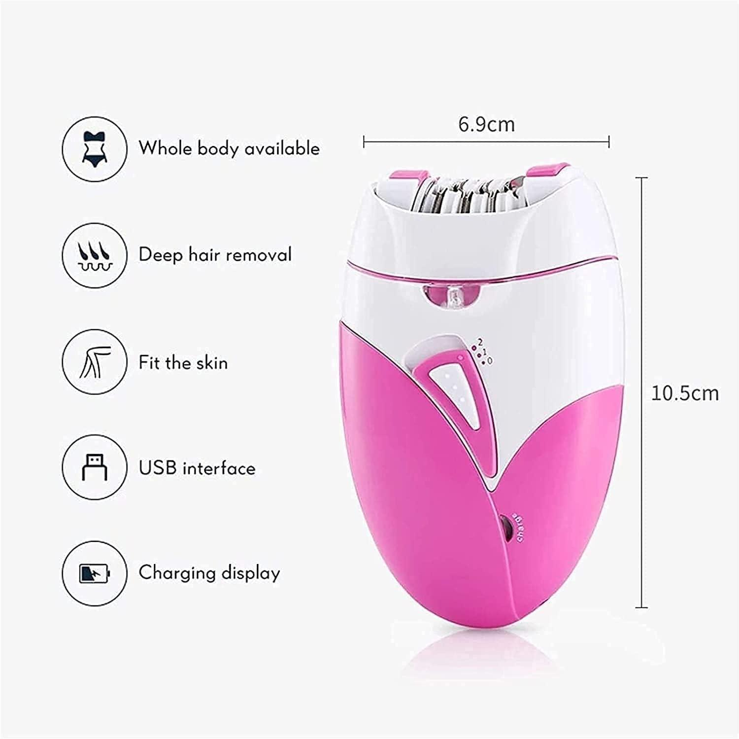 KAABETO KAABETO Cordless Women\'s Epilator for Legs, Arms, and Face, USB Rechargeable Hair Remover for Underarms and Face