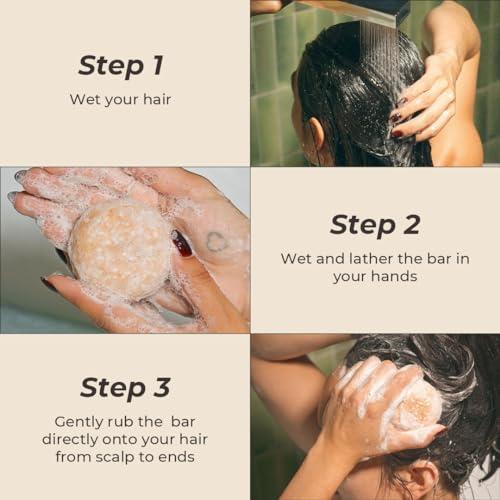 The Earthling Co. The Earthling Co. Shampoo Bar - Promote Hair Growth, Strengthen & Volumize All Hair Types - Paraben & Sulfate Free formula with Natural, Vegan Ingredients for Dry Hair (Wild Vanilla, 3 oz)