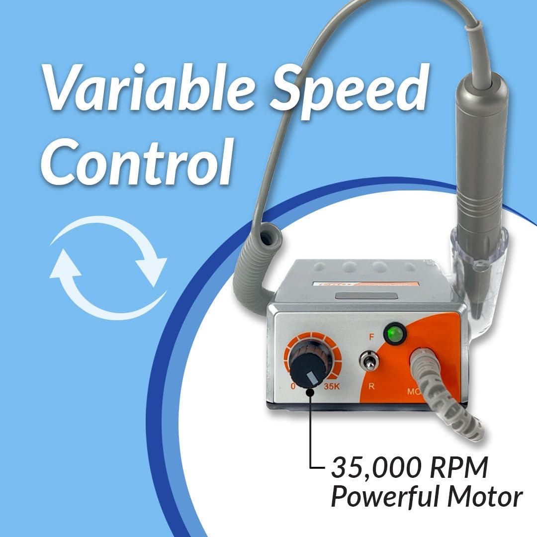 Medicool Medicool Pro Power 35K Portable Professional and Rechargeable Manicure and Pedicure Cordless Nail Drill File | PROPRT-35