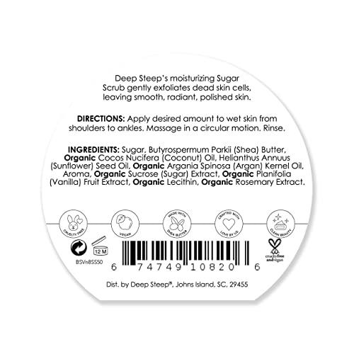 Deep Steep DEEP STEEP Brown Sugar Vanilla Sugar Scrub, 8 OZ