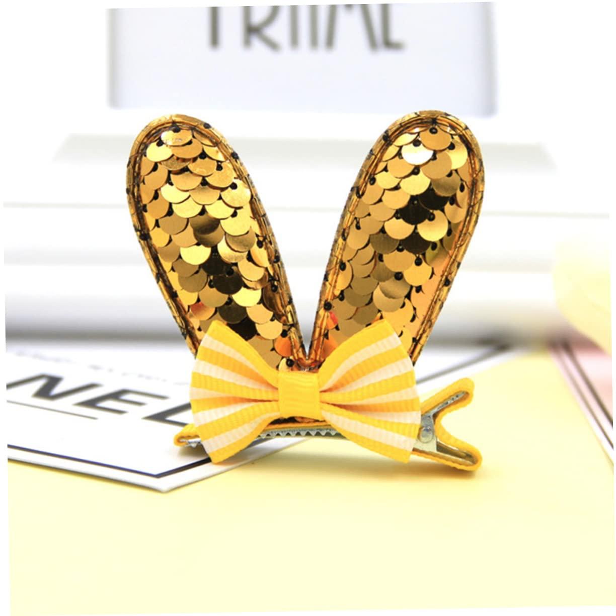 Didiseaon Didiseaon 8 Pcs Infant Hair Accessories Bows for Presents Rabbit Ear Hair Clips Toddler Barrettes Kids Hair Clips for Girls Hair Clip for Kids Cartoon Clip Miss