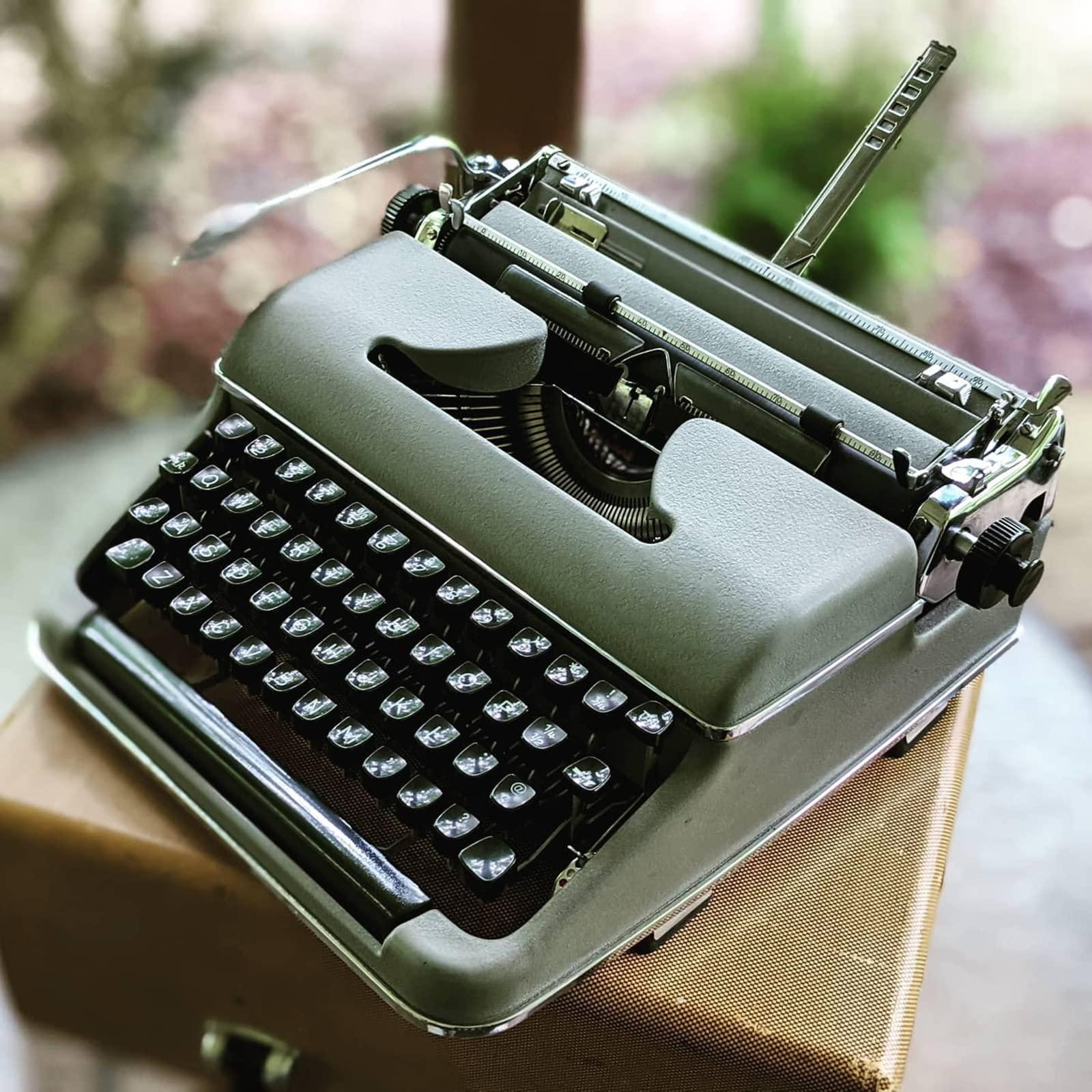 Amdsoc Amdsoc Portable Typewriter, Full Metal Body, Retro Machinery Literary Collection, Normal use