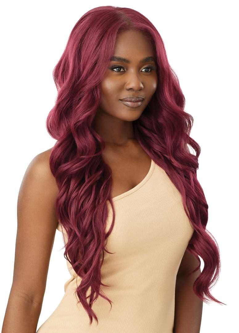 Outre Outre Lace Front Wig - Perfect Hair Line 13X6 - Arnell (OFF BLACK 1B)