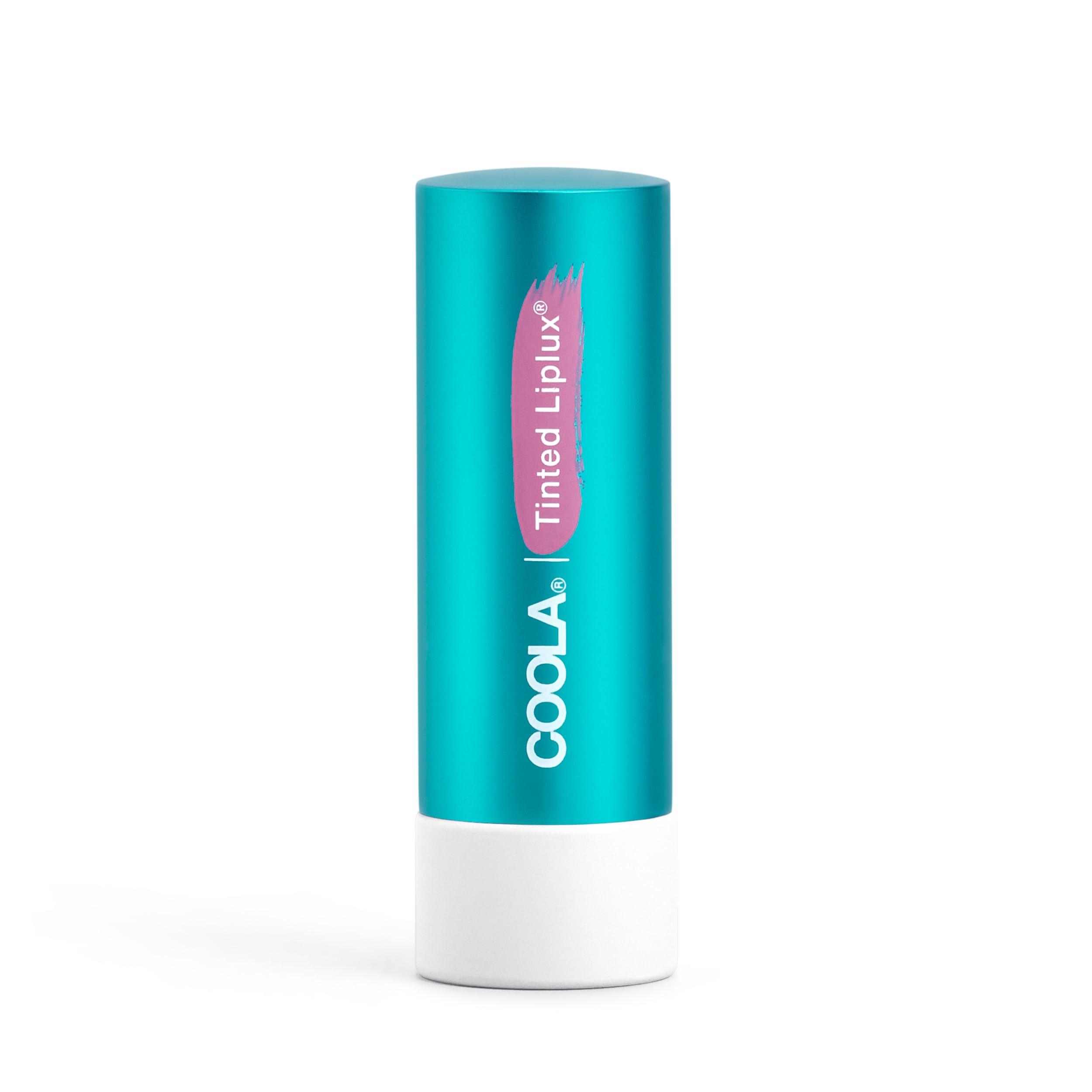 Coola COOLA Organic Liplux Tinted Lip Balm and Sunscreen with SPF 30, Dermatologist Tested Lip Care for Daily Protection, Vegan and Gluten Free, 0.15 Oz