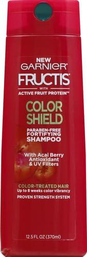 Garnier Garnier Fructis Color Shield Shampoo, Fortifying Shampoo for Color Treated Hair, Works on All Types of Hair and Color, Vegan and Paraben Free, 12.5 fl. oz. (Pack of 2)