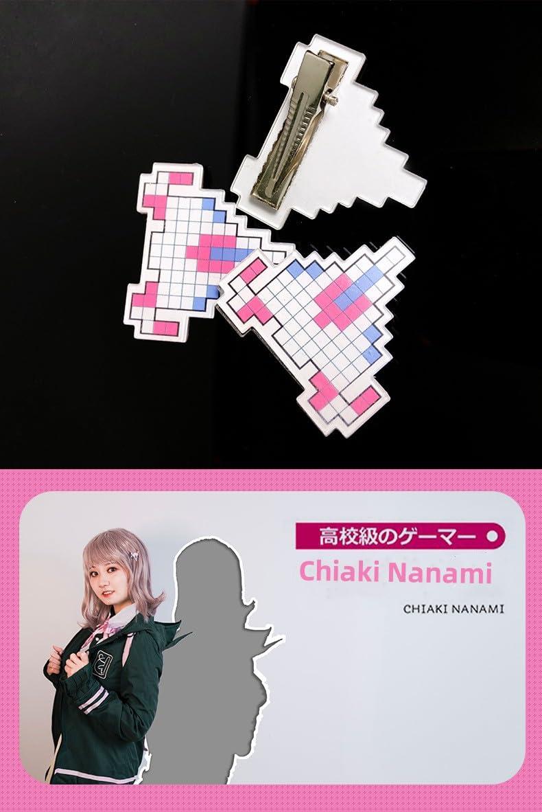 bonhams Game Dang Trigger Happy Havoc 2 Chiaki Nanami Hairpin Plane Hair Clip Cosplay Accessories Prop Popular Girls Jewelry Gifts