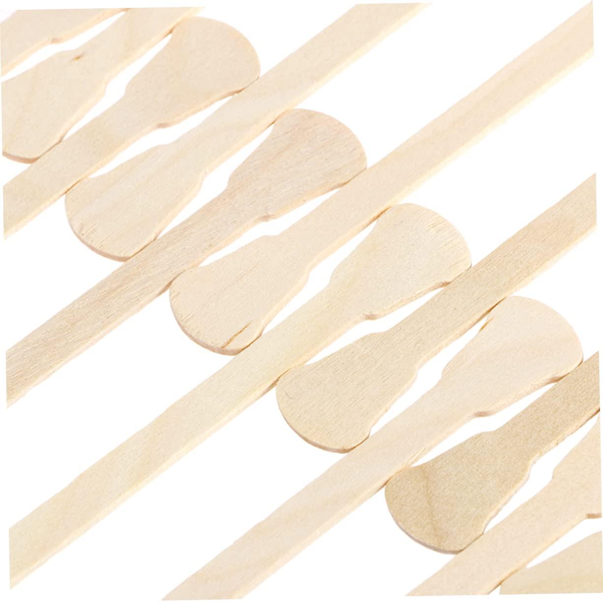 Hemoton Hemoton 150pcs Wooden Spatula for Waxing Wax Kit for Hair Removal Ear Hairs Removal Sticks Esthetician Supplies Wooden Waxing Sticks Wax Kits Wood Spatula Nasal Face Smudge Stick