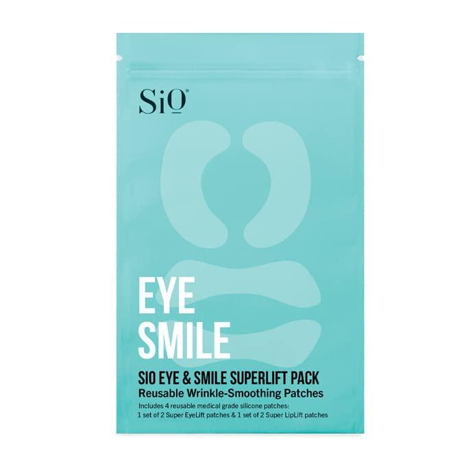 SiO SiO Beauty Eye and Smile SuperLift - Eye & Lip Anti-Wrinkle Silicone Patches - Reduce Smile and Under Eye Wrinkles Overnight