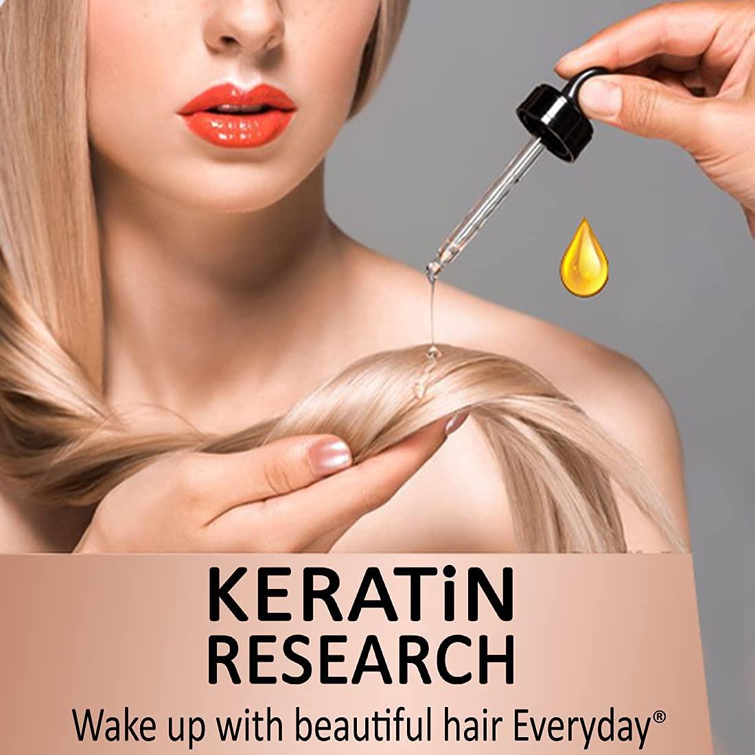 KERATIN RESEARCH Keratin Hair Treatment Plus the Power Of Healing keratin and Argan Oil Powerful combination