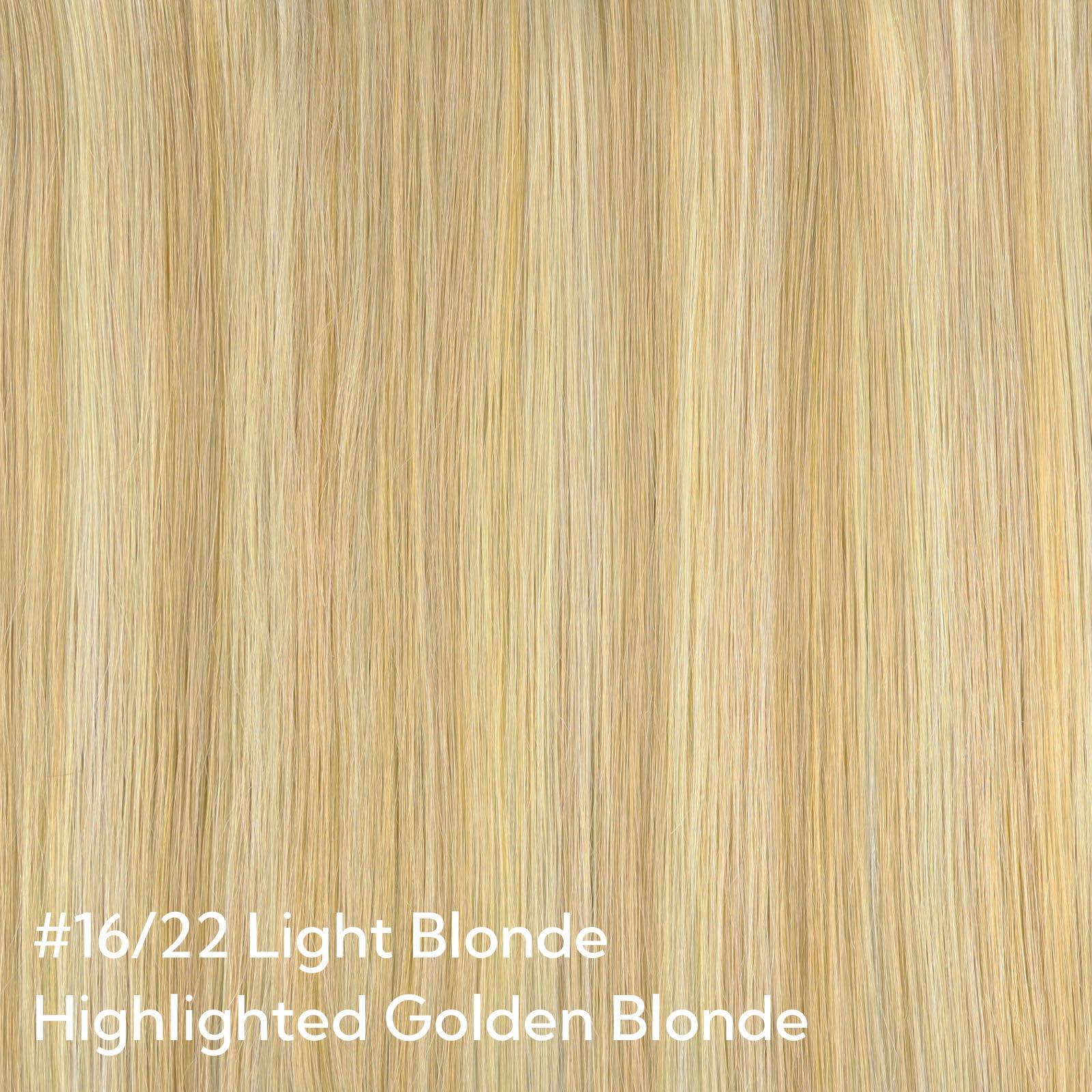 hotbanana HOTBANANA Sew in Hair Extensions Real Human Hair, 18inch 100g Weft Hair Extensions Light Blonde Highlighted Golden Blonde Sew in Hair Extensions Straight Remy Human Hair Weft Hair Extensions Full Head