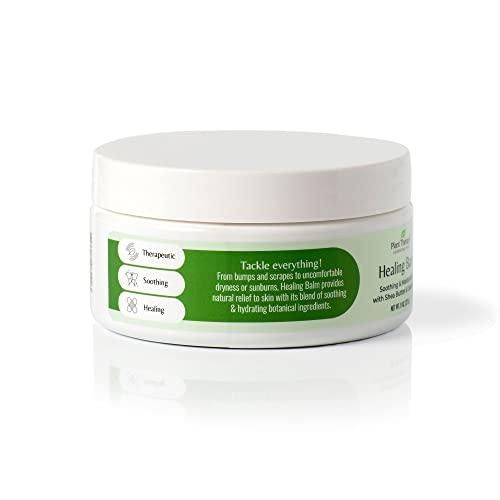 Plant Therapy Plant Therapy Healing Balm 8 oz 100% Pure & Natural, Nutrient-Rich Botanical Formula, Soothing Ingredients: Shea Butter, Tamanu Oil, and Calendula Extract