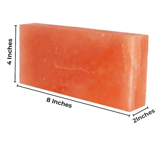 Adeeb Int Natural Himalayan Salt Bricks 8x4x2- for Building Spa, Sauna | Himalayan Pink Salt Block for Home Dcor and Salt Wall | Pack of 6 Bulk Salt Brick