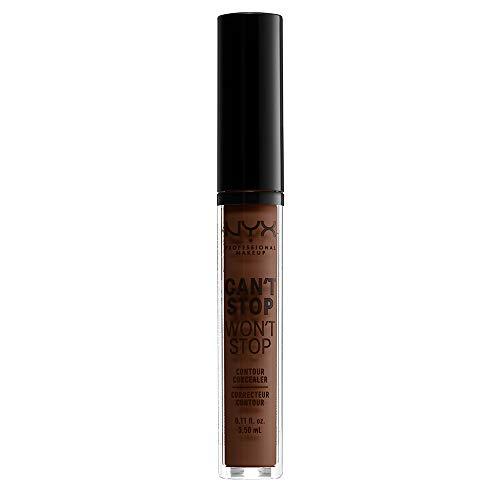 NYX PROFESSIONAL MAKEUP NYX PROFESSIONAL MAKEUP Can't Stop Won't Stop Contour Concealer, 24h Full Coverage Matte Finish - Deep Walnut