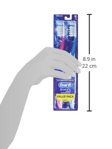 Oral-B Oral-B 3D White Radiant Whitening Toothbrush, Soft, 2 Count