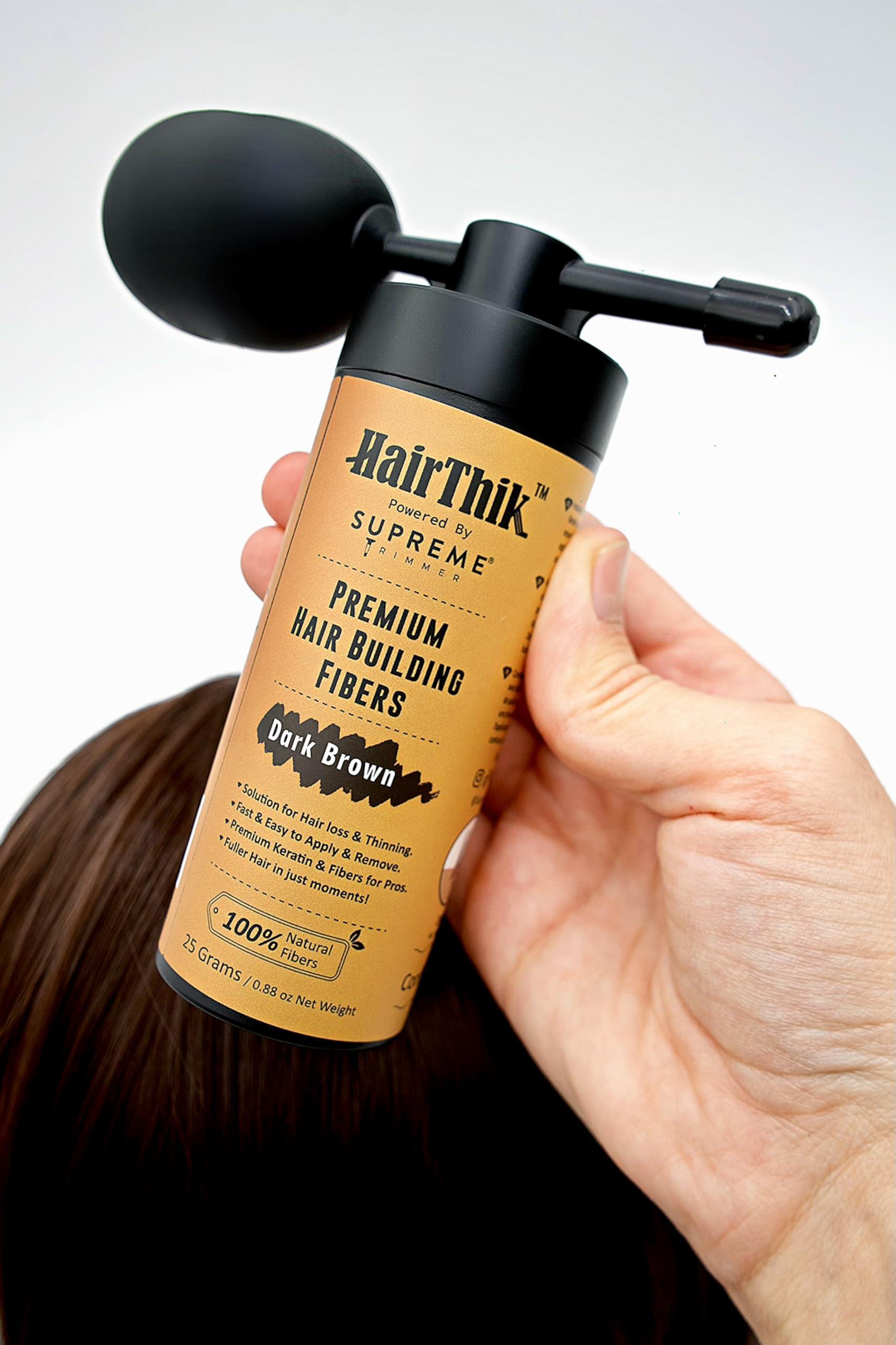 Supreme Trimmer HairThik Hair Fibers Spray Applicator Pump for Pros | Precision Hair Thickening Tool for Fuller, Natural-Looking Hair | HFA/T1