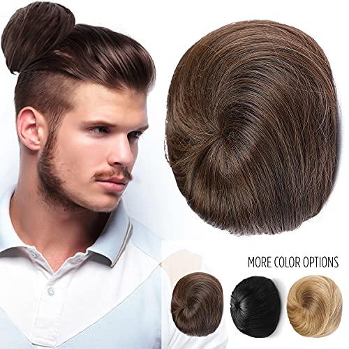 Man Bun (TM) Clip On Instant Man Bun (Black)