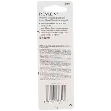 REVLON Revlon Deluxe Tweezer With Slant Tip, 1 ea (Pack of 12)