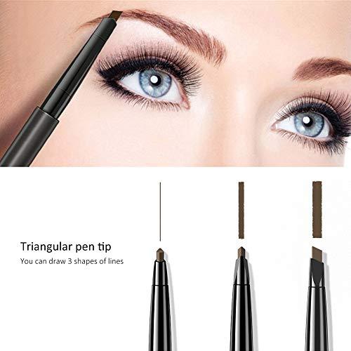FARI FARI Eyebrow Pencil with Brush Long Lasting Drawing Eye Brow Soft Textured Natural Daily Eyebrow Makeup (Light Brown #02)