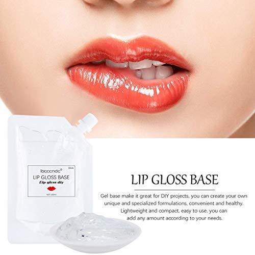 FeiFei66 FeiFei66 115g Non-stick Clear Moisturizes Lips Lipstick Material, DIY Transparent Lip Gloss (Transparent)
