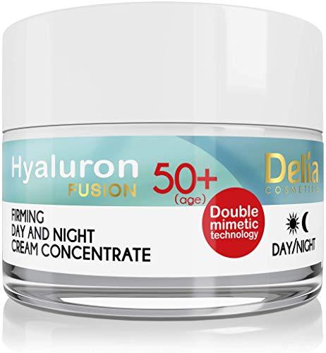 DELIA HYALURON FUSION by Delia - 50+ Anti-Wrinkle - Firming Concentrate Day and Night Cream - 50ml