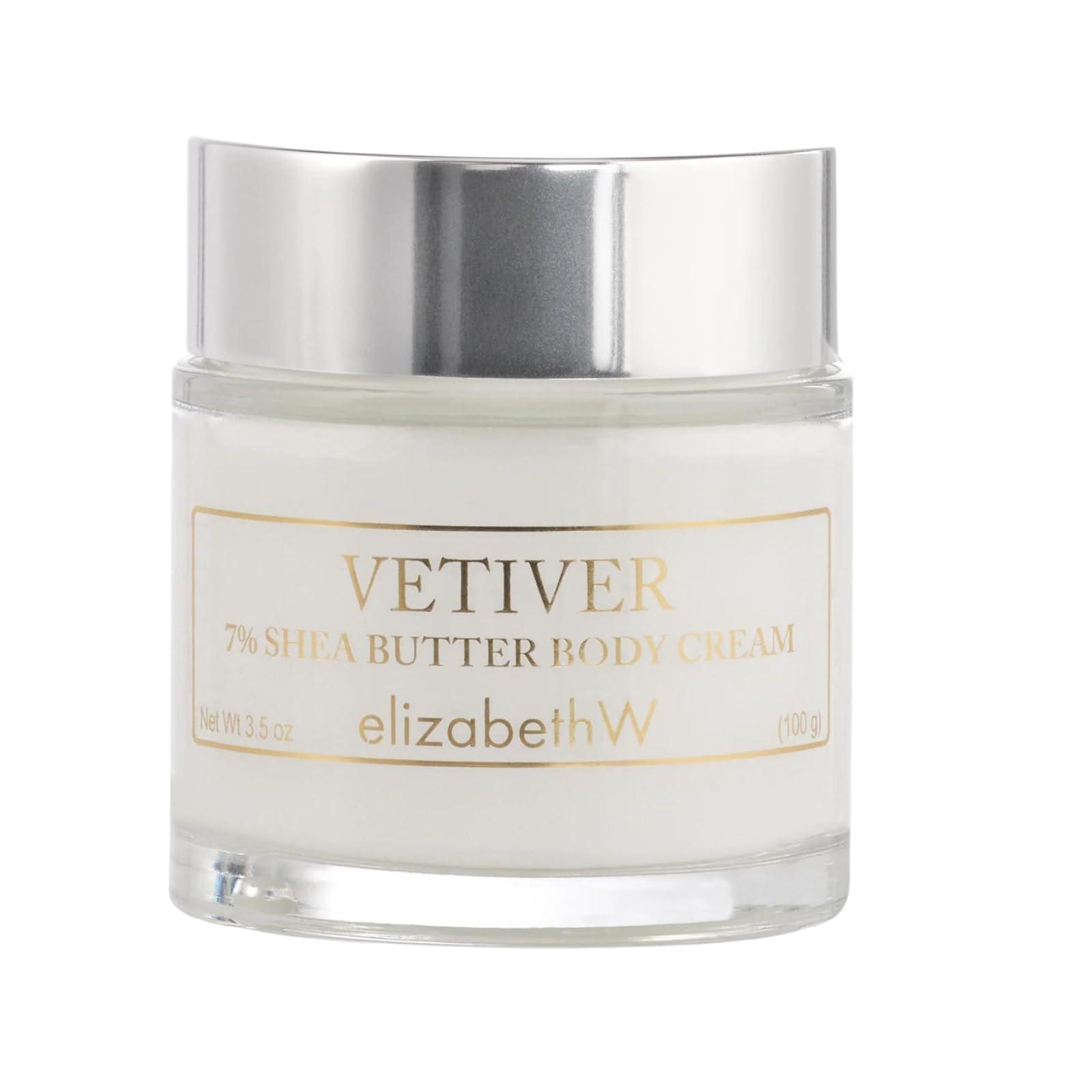 elizabeth W elizabeth W, Vetiver Body Cream, 6.9 Ounces