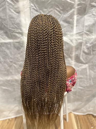 Real wigs Braided wig, watermelon wig, made on a closure, length is 22inches. Colors are 4&27.