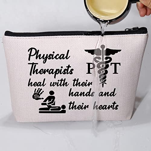 VAMSII VAMSII Physical Therapist Gift Bag Physical Therapy Gifts for Women Thank You Gifts for Physical Therapist PT Gifts (Physical Therapists heal with their hands and their hearts)
